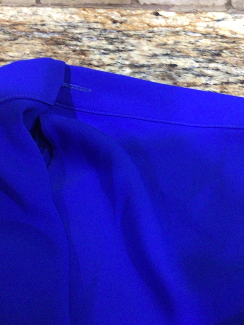Express Royal blue wraparound skirt size XL/TG. Excellent shape. - Picture 7 of 9